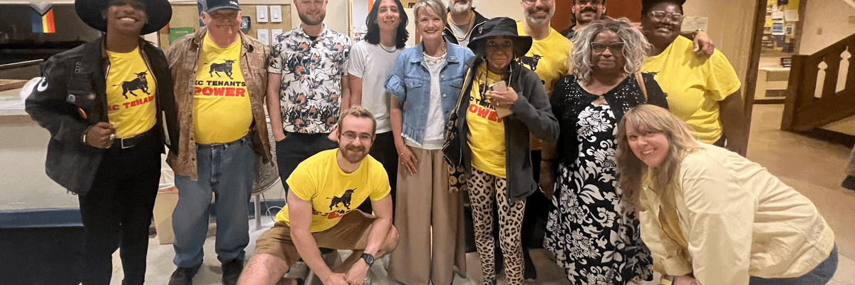 Members of the Kansas City Tenants union