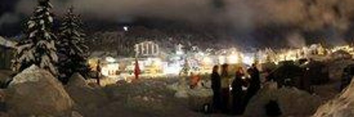 Occupy Davos: Attendees Confront a New Wave of Anger