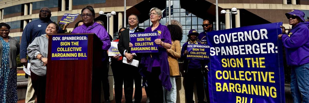 Unions Decry Spanberger Veto of Collective Bargaining Bill as ‘Betrayal to Virginia's Workers’