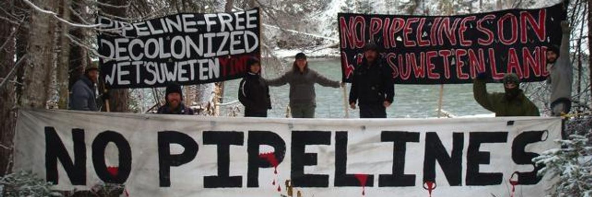 "Shameful" Trudeau Accused of Violating First Nations Rights Over Gas Pipeline