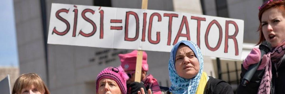 'Dismaying': Human Rights Groups Blast Biden Plan to OK Millions in Military Aid for Egypt