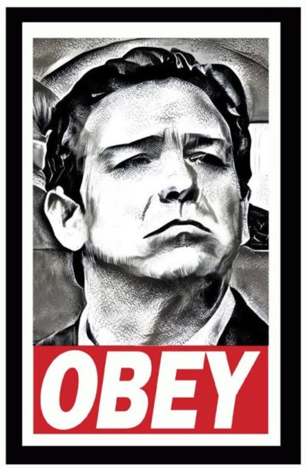 Meme of DeSantis ordering "Obey."