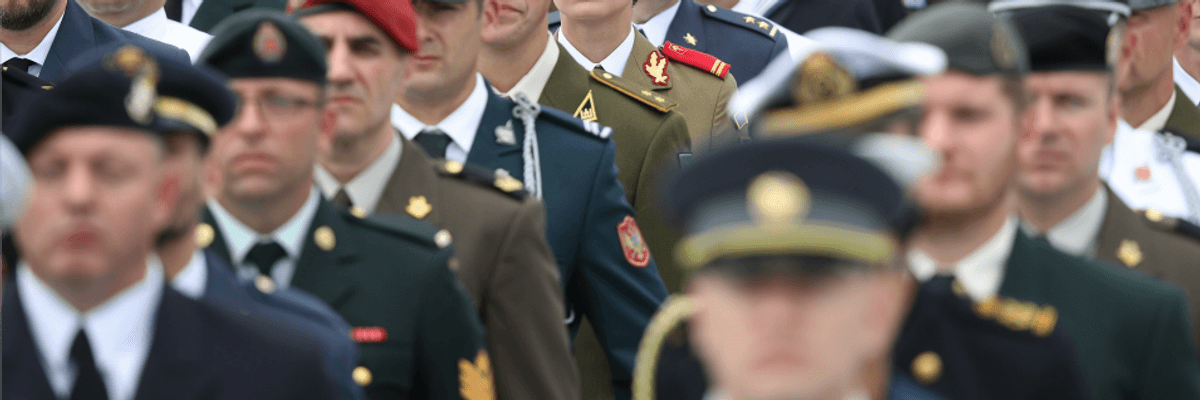 Sanders to Trump: Instead of Telling Europe To Buy More Guns Like US, "Why Don't We Join Them in Guaranteeing Health Care to All'