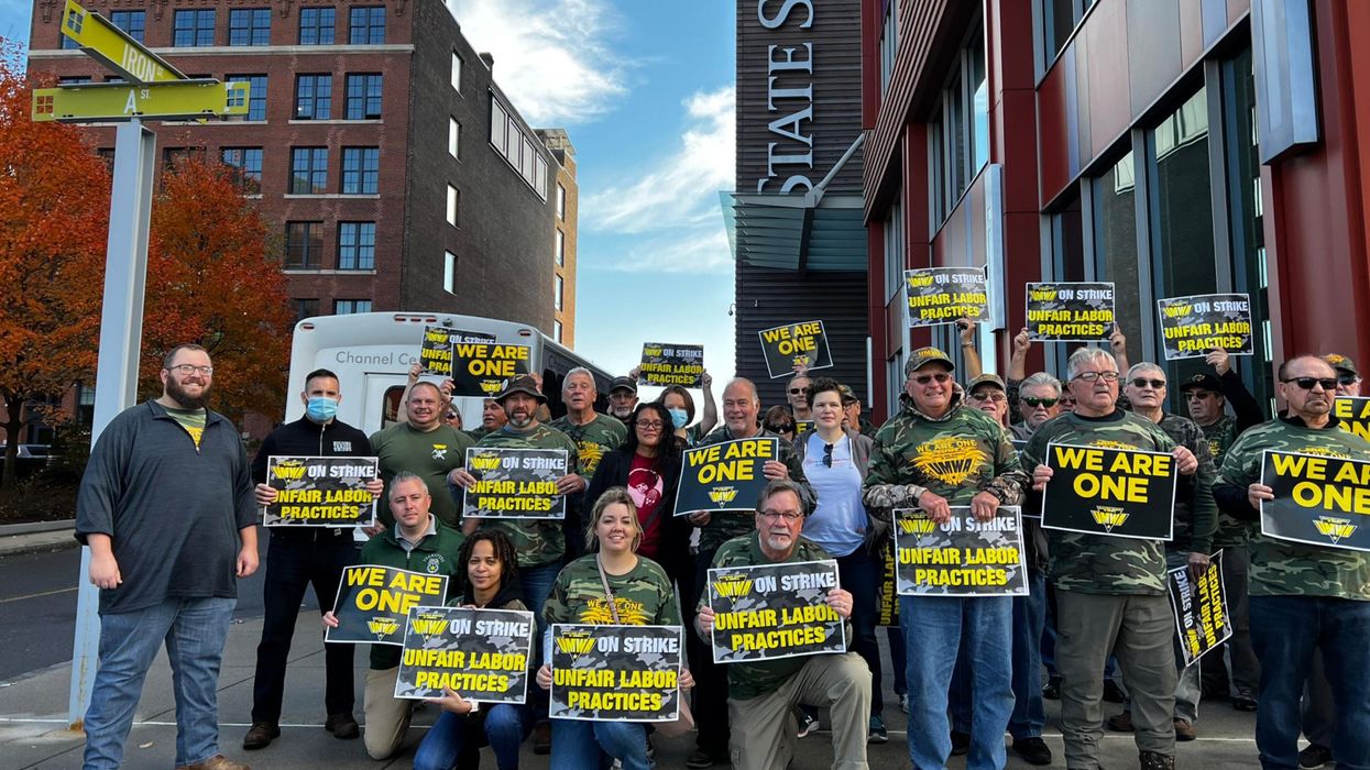 Met Warrior coal miners affiliated with the United Mine Workers of America strike in Alabama.