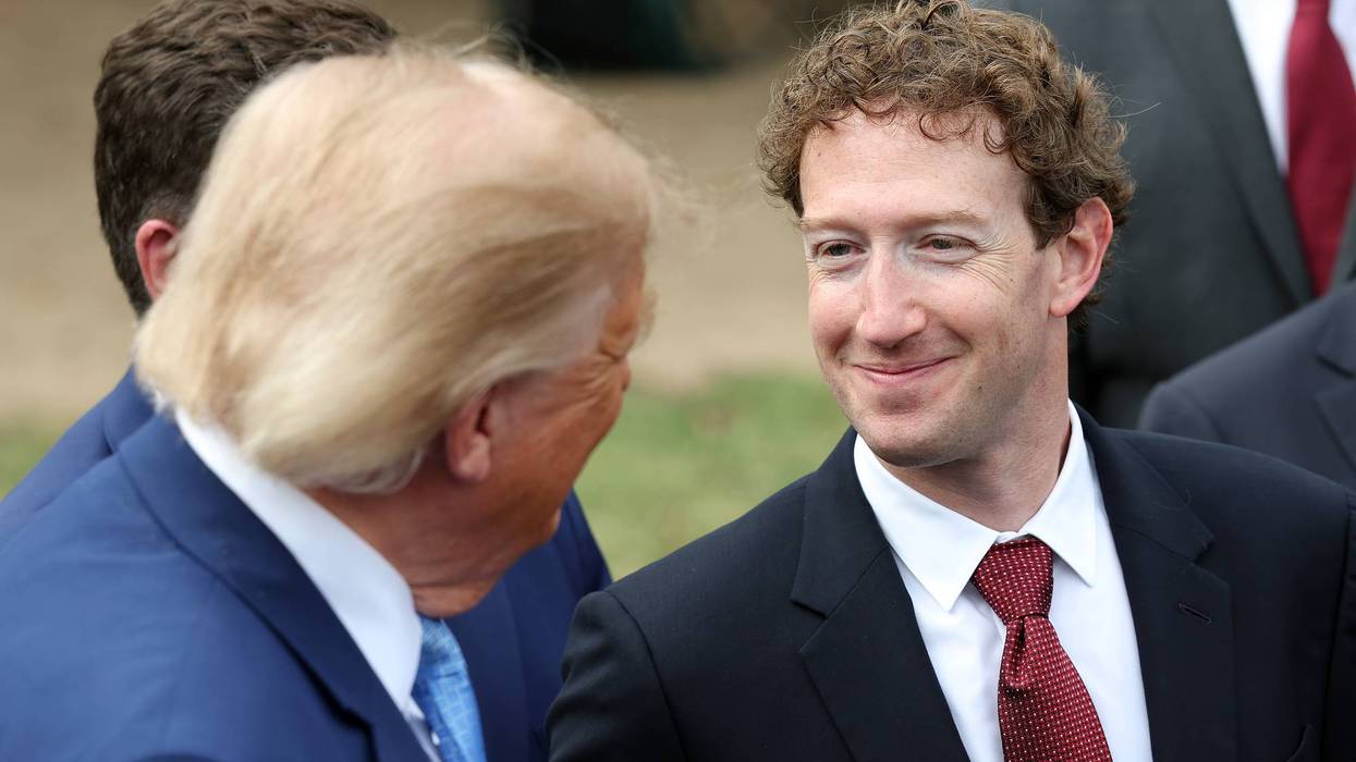 Meta CEO Mark Zuckerberg and President Donald Trump