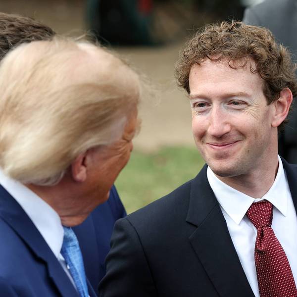Meta CEO Mark Zuckerberg and President Donald Trump