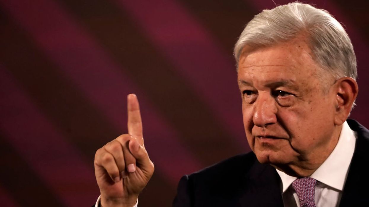 Mexican President Andrés Manuel López Obrador speaks at a press conference