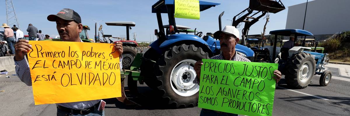 MEXICO-AGRICULTURE-PROTEST