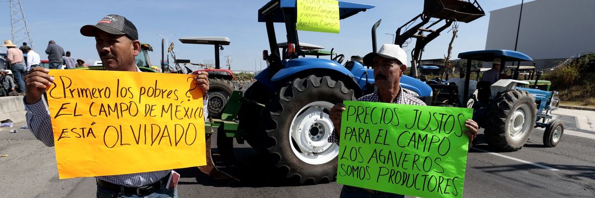 MEXICO-AGRICULTURE-PROTEST