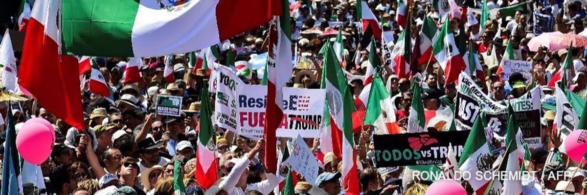 Mexico: Massive Anti-Trump Rallies Staged Across Nation