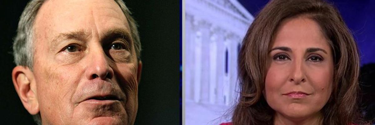 Michael Bloomberg's millions kept Neera Tanden's group, the Center for American Progress, from publishing reports critical of Bloomberg's NYPD surveillance of Muslim communities.