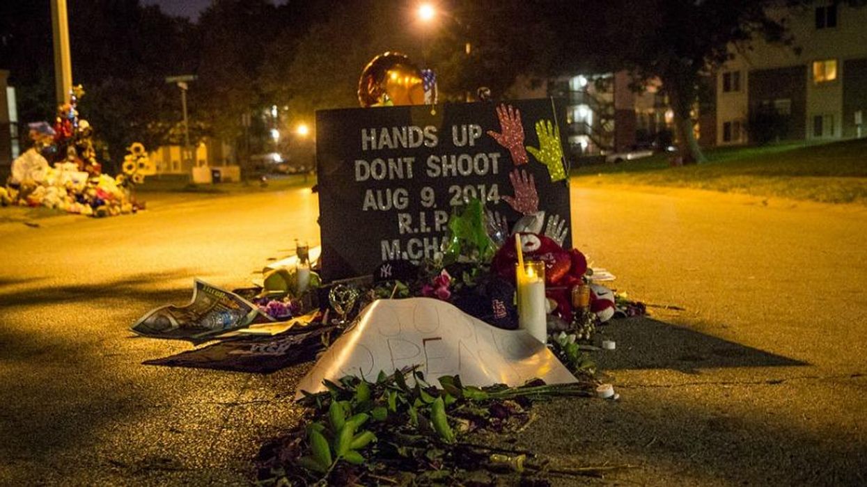 Michael Brown memorial.