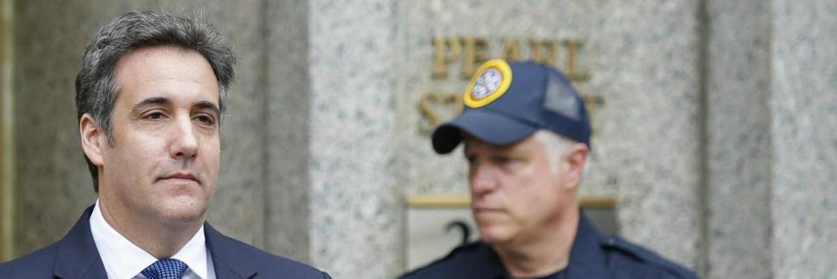 'Yikes': NYT Reports Personal Attorney Michael Cohen Secretly Taped Talk With Trump About Playboy Model Payoff