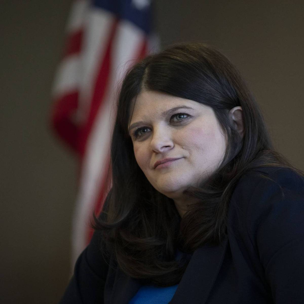 Michigan Democratic Senate Candidate Haley Stevens Campaigns In Lansing