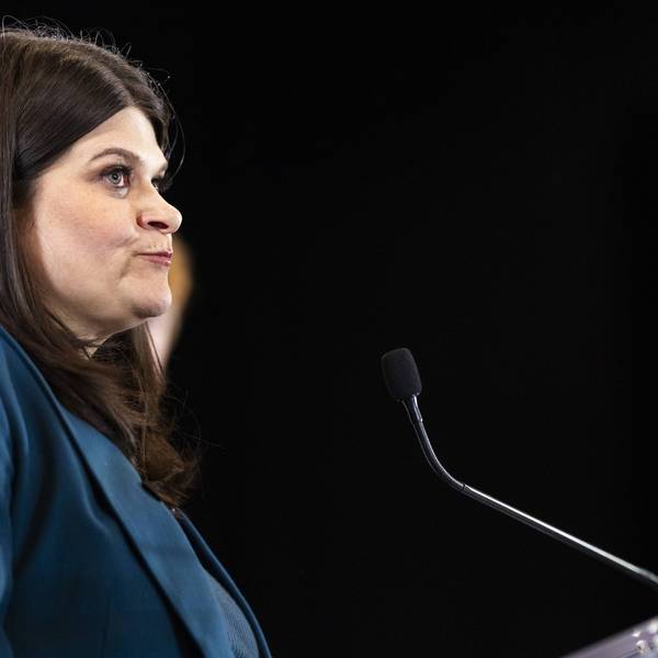 Michigan Democratic Senate Candidate Haley Stevens Holds Primary Night Event In Detroit