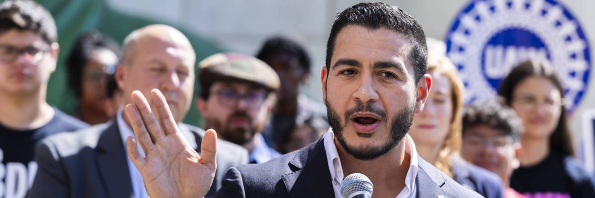 Michigan Democratic Senate Primary Winner Abdul El-Sayed Holds News Conference Day After Primary Win