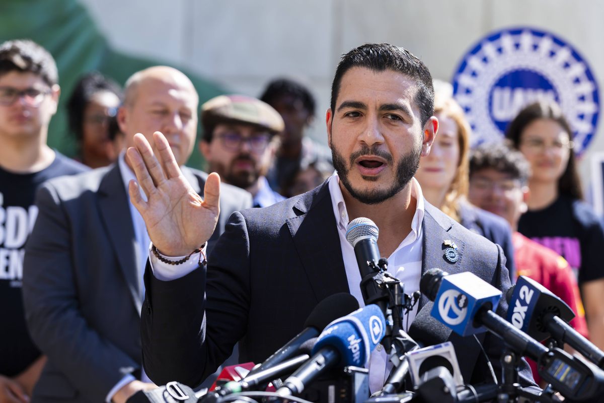 Michigan Democratic Senate Primary Winner Abdul El-Sayed Holds News Conference Day After Primary Win