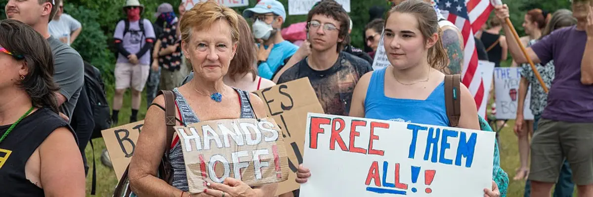 Michigan Protest Against Immigrant Detention Center