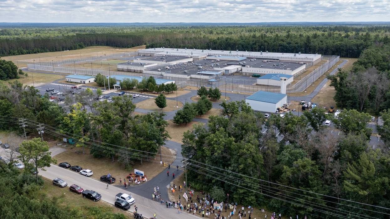 Michigan Protest Against Immigrant Detention Center