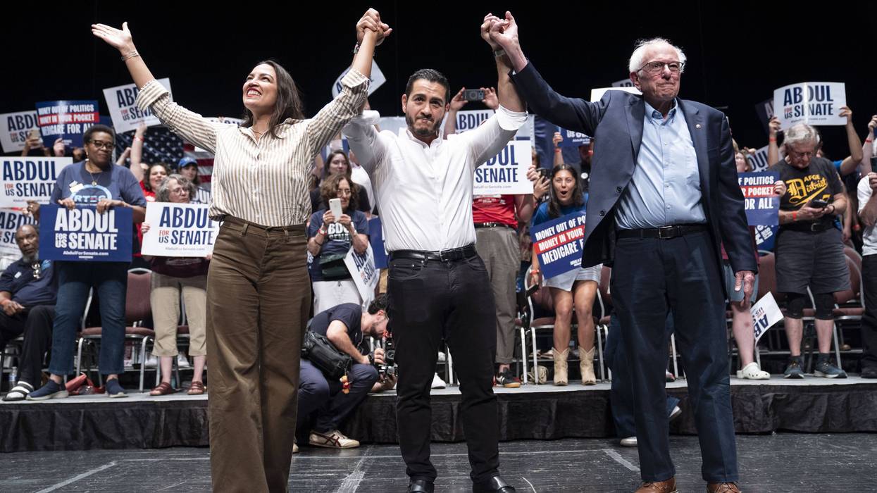 Michigan Senate Candidate Abdul El-Sayed Holds Rally In Detroit With Sen. Bernie Sanders And Rep. Alexandria Ocasio-Cortez