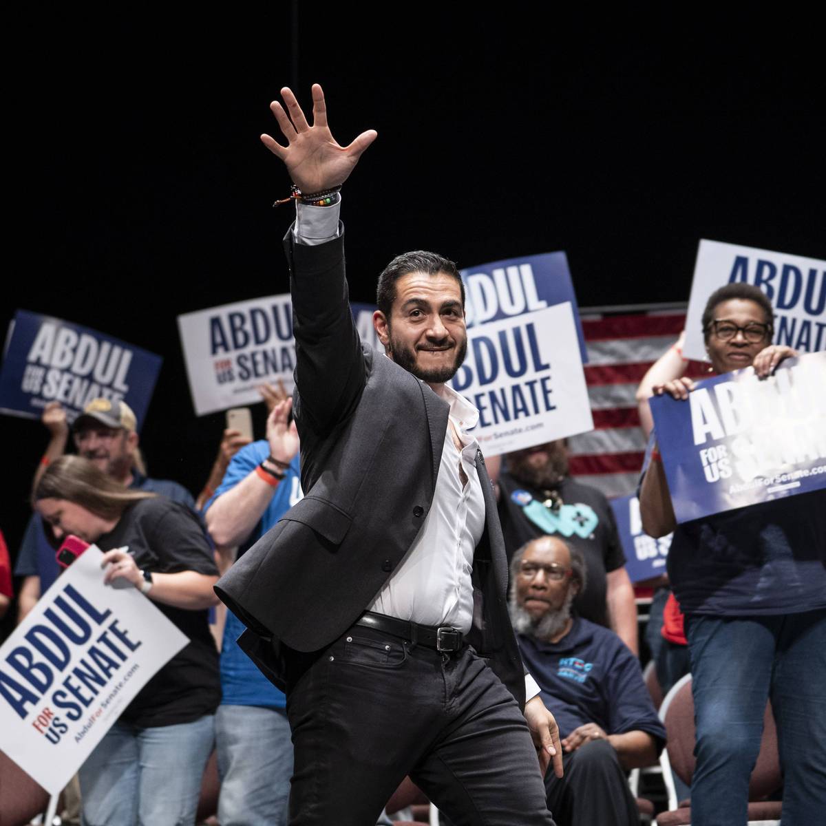 Michigan Senate Candidate Abdul El-Sayed Holds Rally In Detroit With Sen. Bernie Sanders And Rep. Alexandria Ocasio-Cortez