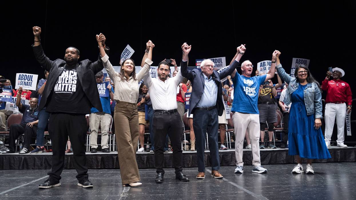 Michigan Senate Candidate Abdul El-Sayed Holds Rally In Detroit With Sen. Bernie Sanders And Rep. Alexandria Ocasio-Cortez