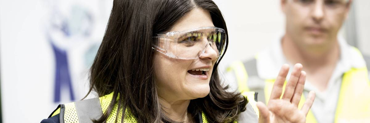 Michigan Senate Candidate Haley Stevens Tours Webasto Plymouth Plant