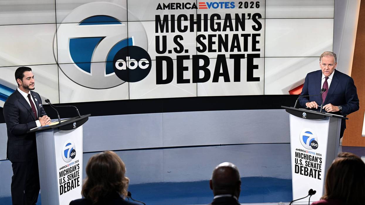 Michigan Senate Candidates Abdul El-Sayed And Mike Rogers Debate In Detroit