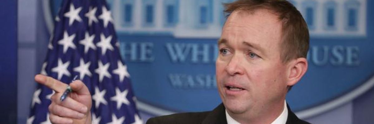 'What Happens When You Put Someone in Charge of Agency They Think Shouldn't Exist,' Says Warren After Mulvaney Guts CFPB Panel