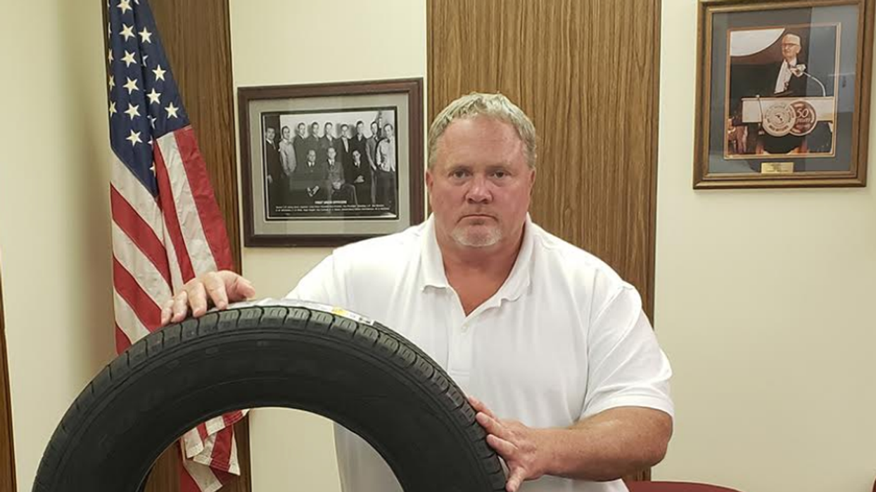 A Tire That Should Inspire Fear in the Heart of Workers