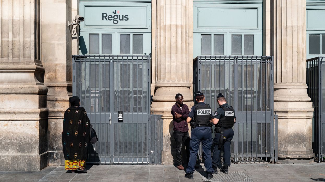 Migrant Control Operation In Paris