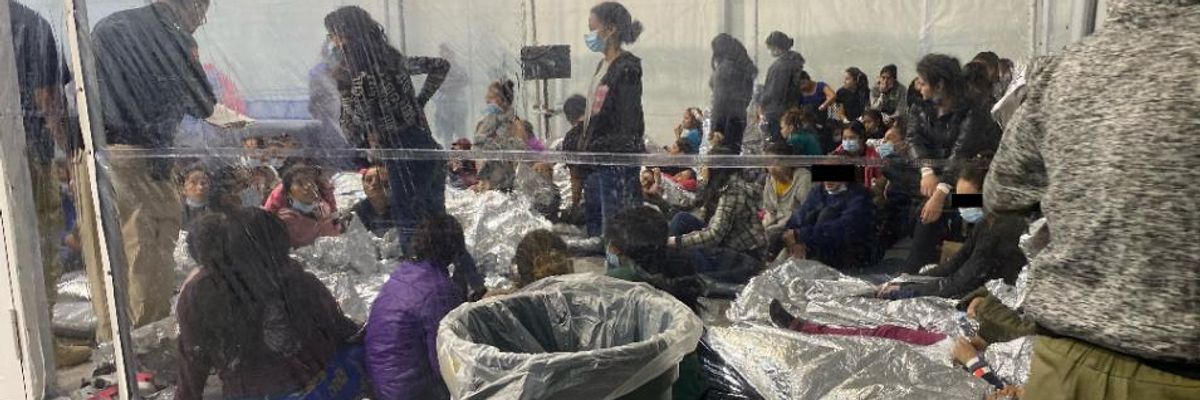 As Biden Restricts Media Access, Photos Show Children in Crowded 'Border Jails'