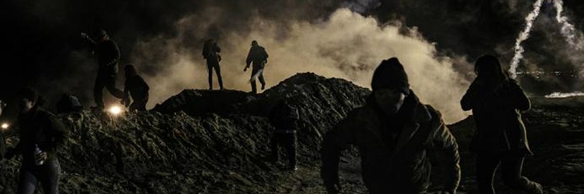 'Cruel and Inhumane': Trump Border Patrol Hits Women, Children, and Journalists in Mexico With Tear Gas