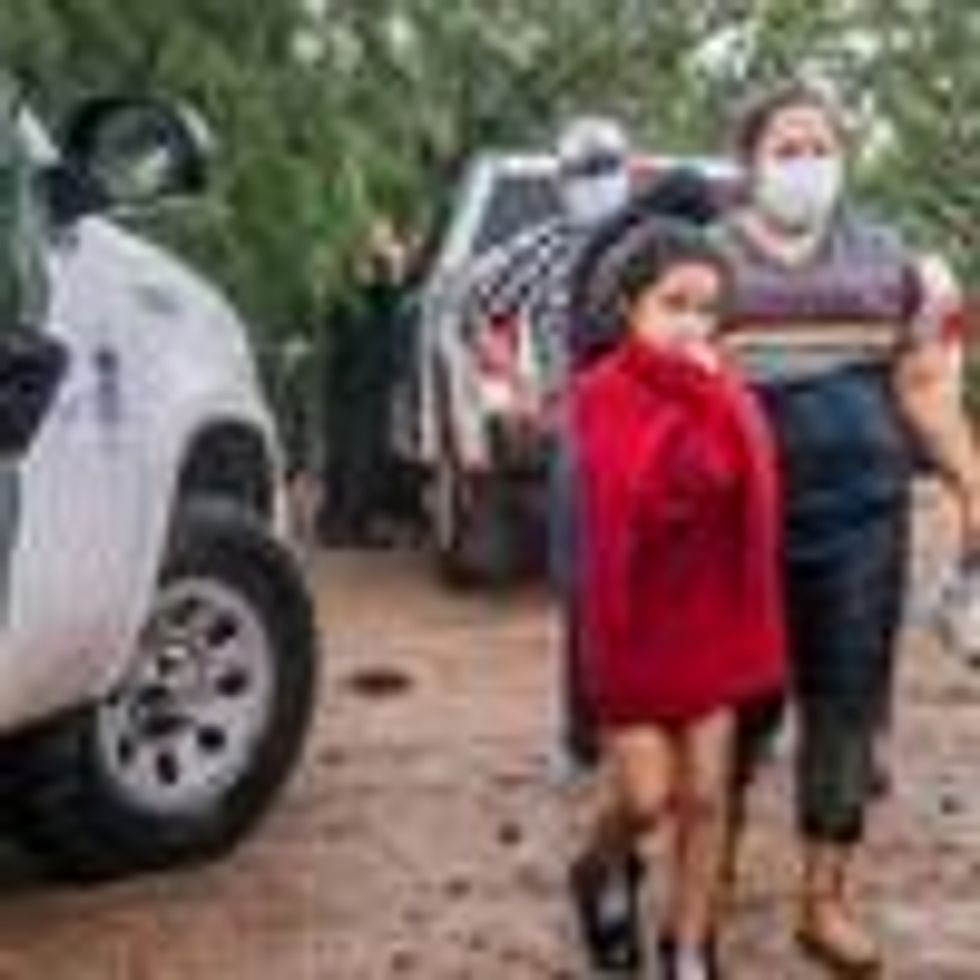 Migrants seeking asylum at the U.S.-Mexico border