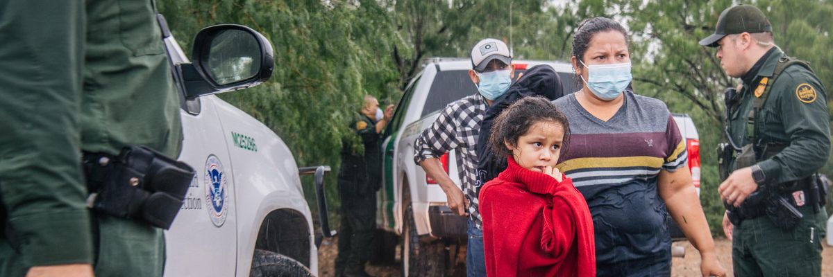 Migrants seeking asylum at the U.S.-Mexico border