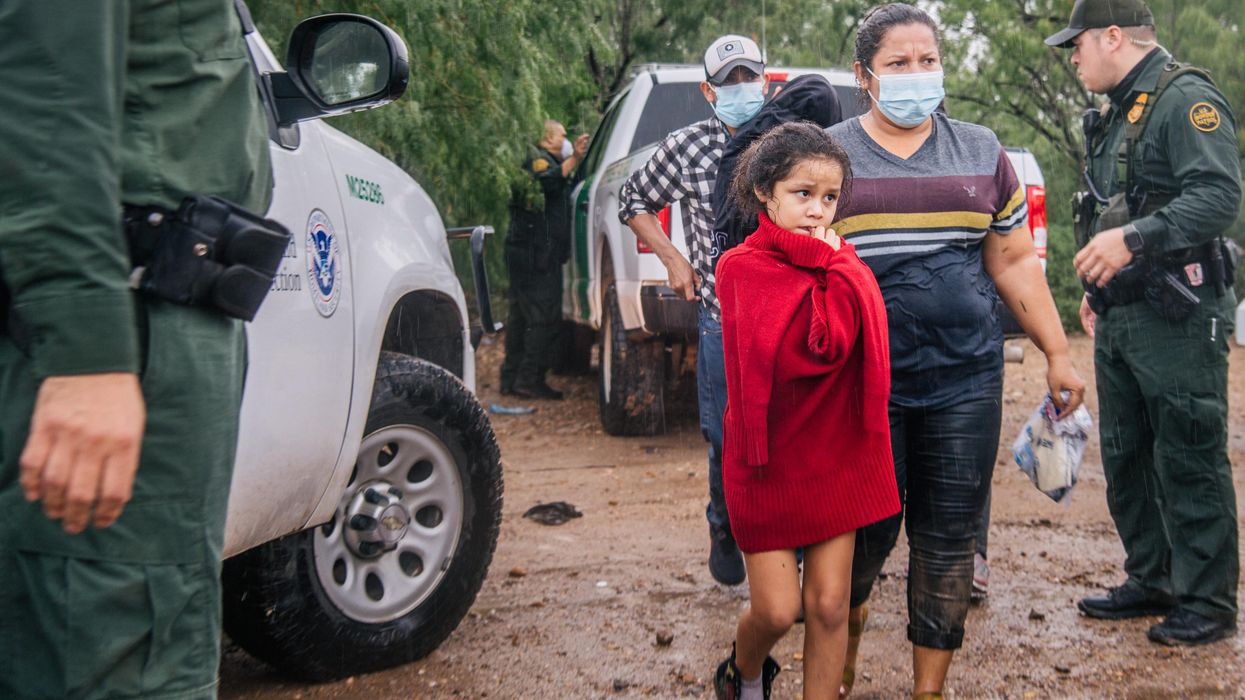 Migrants seeking asylum at the U.S.-Mexico border