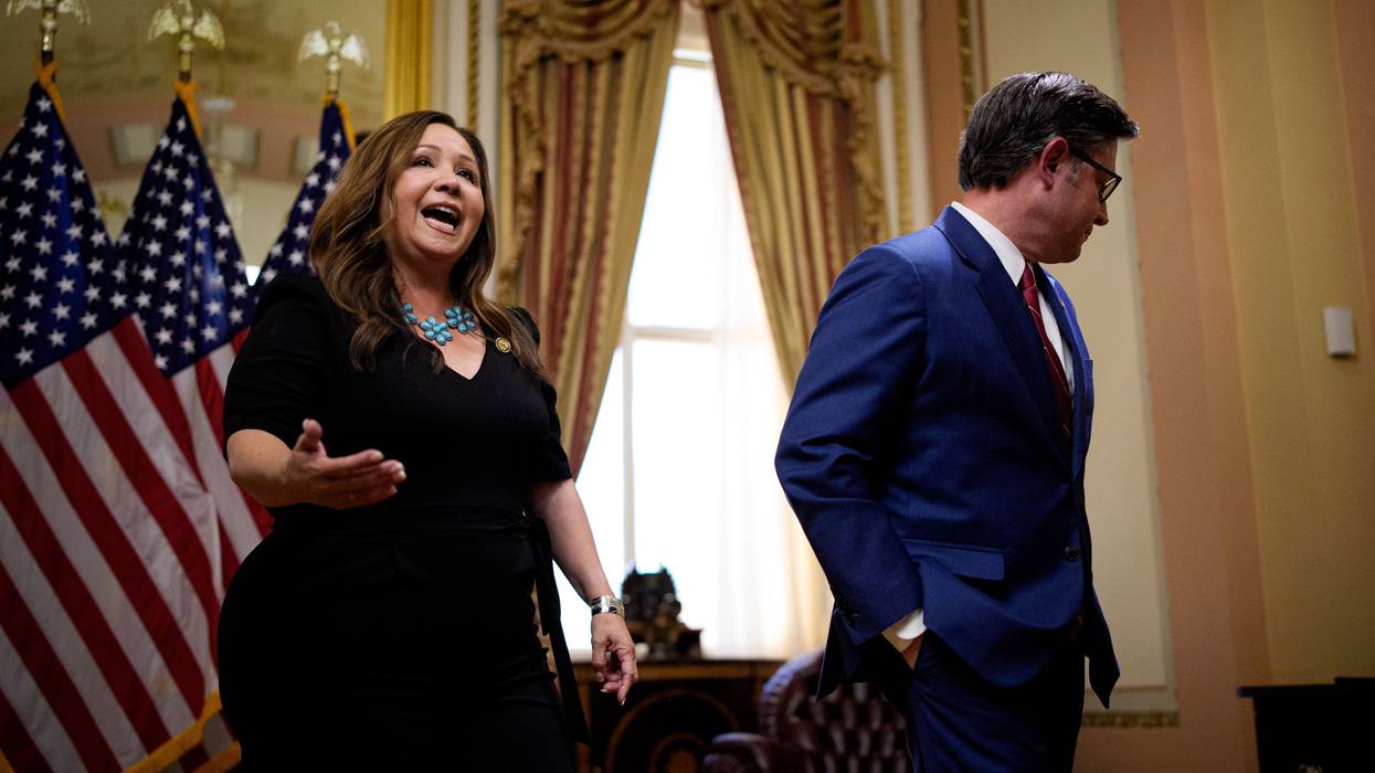 Mike Johnson Swears In Adelita Grijalva