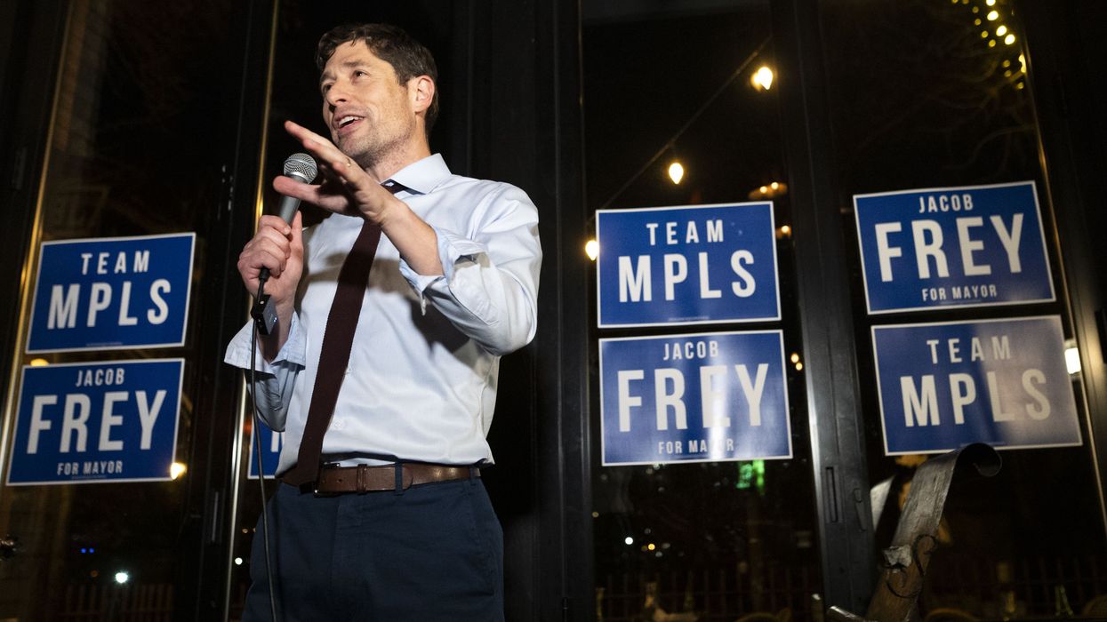 Minneapolis Mayor Jacob Frey speaks on election night
