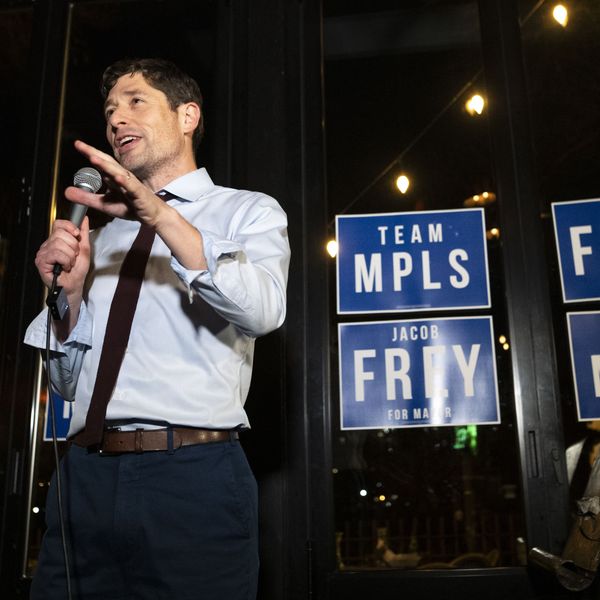 Minneapolis Mayor Jacob Frey speaks on election night