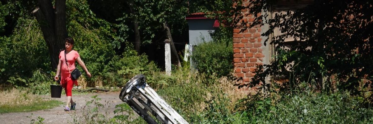 Missile that dropped cluster bombs in Ukraine