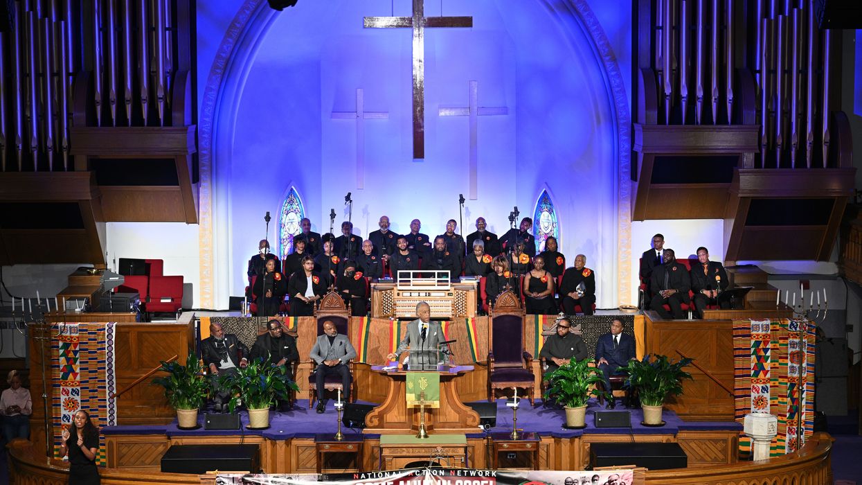 MLK rally at Metropolitan AME