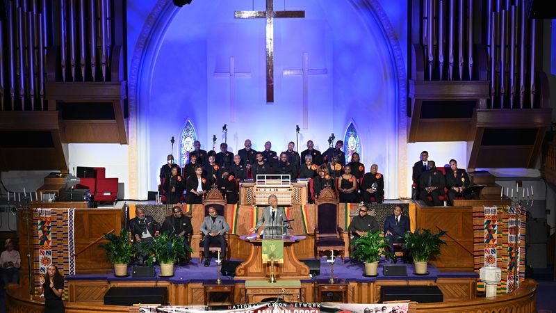 MLK rally at Metropolitan AME