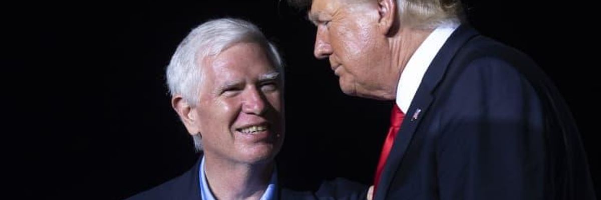 Mo Brooks and Donald Trump