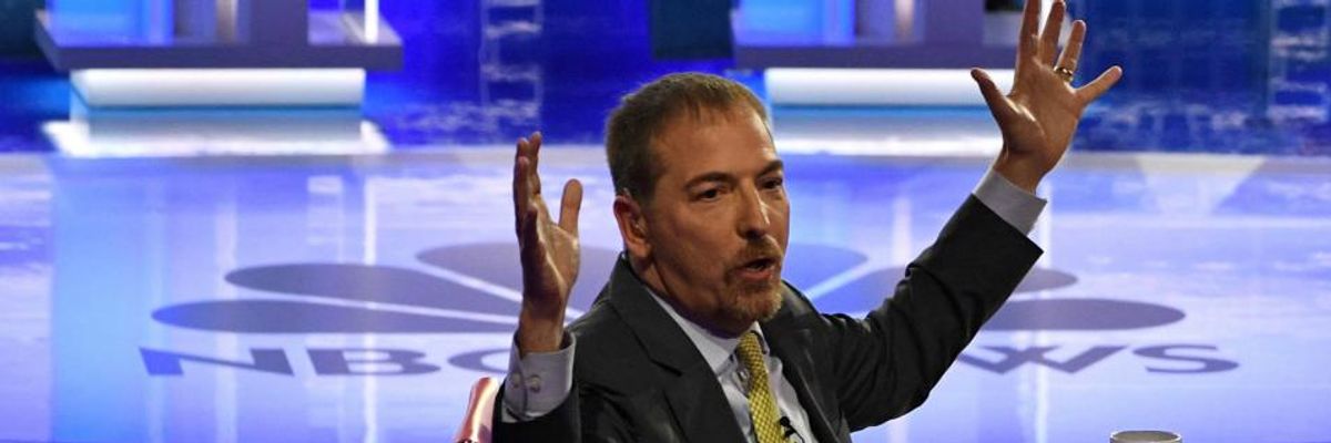 'Indefensible': MSNBC's Chuck Todd Under Fire for Reciting Quote Comparing Sanders Supporters to Nazis