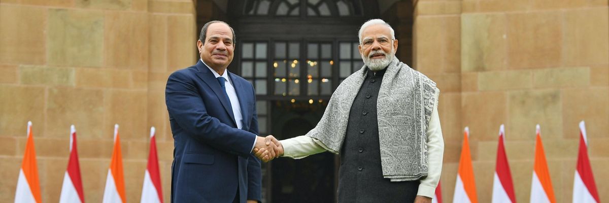 Modi and El-Sisi