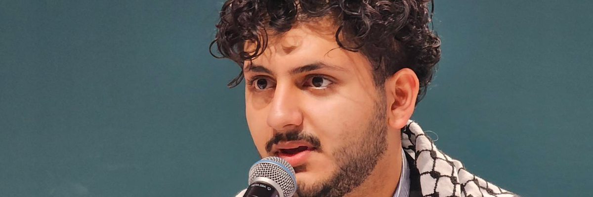 Mohammed Usrof speaks at COP29