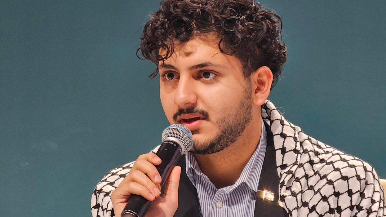 Mohammed Usrof speaks at COP29