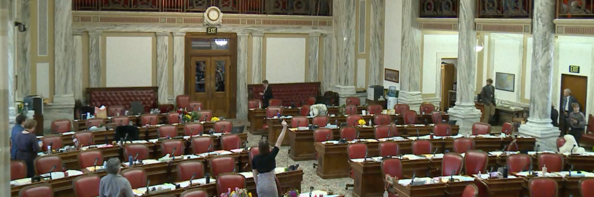 'Let Her Speak!': 7 Arrested in Protest Over Montana GOP's Silencing of Trans Lawmaker