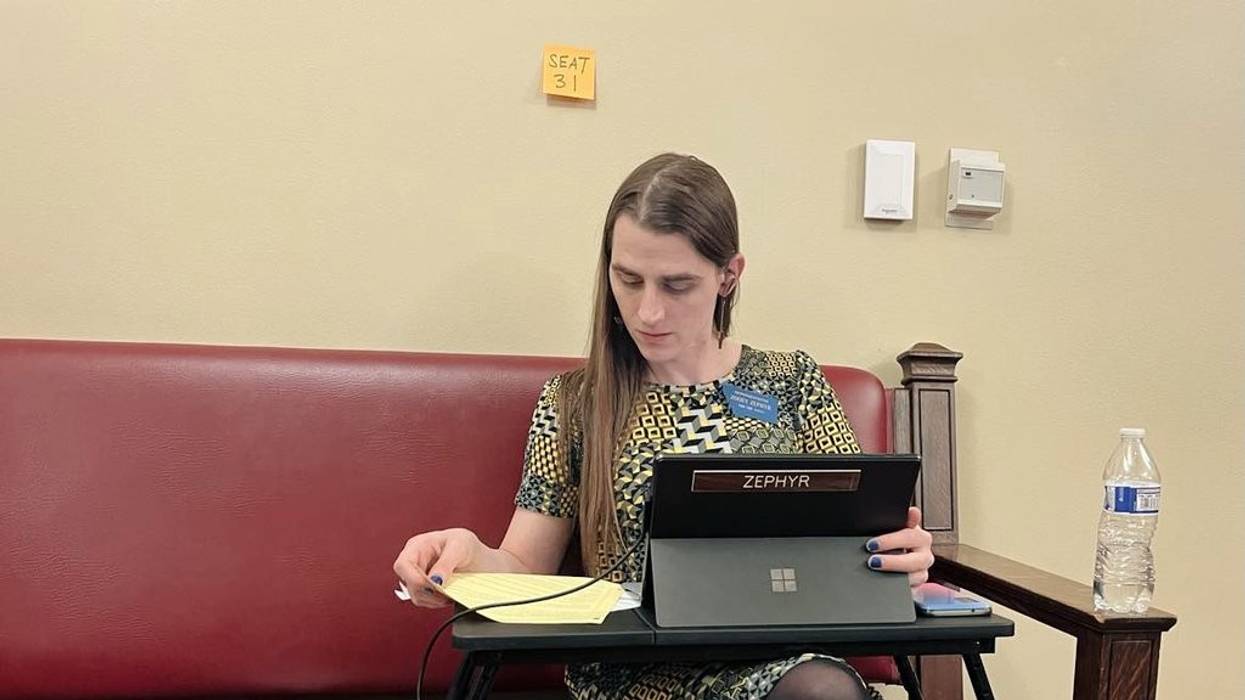 Montana state Rep. Zooey Zephy (D-100) was censured by the Republican legislators she called out for banning gender-affirming care for transgender youth.