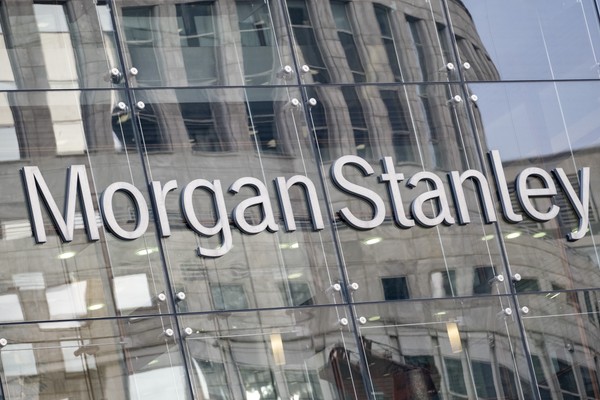 ​Morgan Stanley offices at Canary Wharf financial district in London.